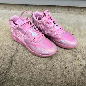 Puma MB.01 Pink Basketball Shoes, Size US 11 - LaMelo Ball 1of1